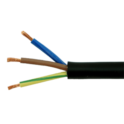1.5×3 Core Flexible Cable Black 100%Copper-Q-FLEX