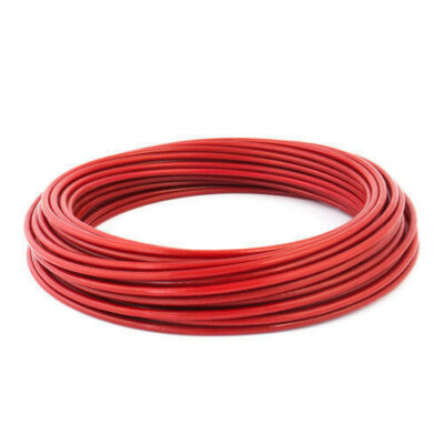 1MM PANEL WIRE (FLEXIBLE CABLE) RED COPPER PLUS-Finolex-(1000329)