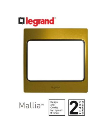 BLANK PLATE GOLDEN COLOR 6X3 LEGRAND 832496-(1000609)