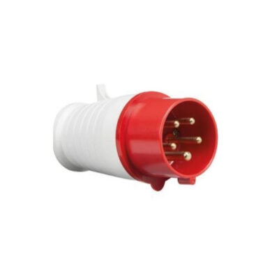 INDUSTRIAL PLUG MALE 32AMP 4PIN 380V-415 024-(1001294) for sale