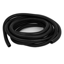 20MM PVC FLEXIBLE PIPE D.D BLACK (1ROLL-50MTR)-Finolex-(1000357)
