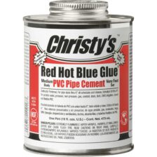 PVC GLUE Christy’s Red Hot Blue Glue ,PVC Cement