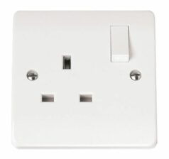 13A SOCKET WITH SWITCH BLACK VMAX V1 – 011
