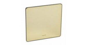 BLANK PLATE GOLDEN COLOR 6X3 LEGRAND 832496-(1000609)