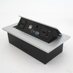 FLOOR BOX RAISED TYPE D/SOCKET WITH 2DATA SOCKET-(1001185) for sale