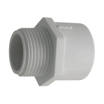 25MM PVC ADAPTOR WHITE DECODUCT-(1000405)
