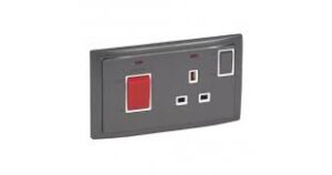 COOKER SWITCH 45A WITH OUTLET GOLDEN ARTEOR LEGRAND-(1000953)