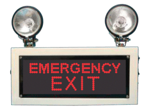 EMERGENCY LIGHT 1X8W WITH EXIT STICKER GIFFEX-Fine-(1001057)