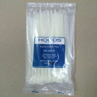 CABLE TIE 200X4.8MM WHITE GIFFEX TAIWAN-Hoods-(1000836)