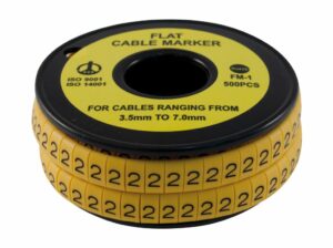 CABLE MARKER GM-1 2 YELLOW GIFFEX-GENERIC-(1000793) for sale