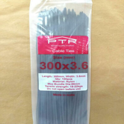 CABLE TIE 300X3.6 BLACK GIFFEX TAIWAN-PTR
