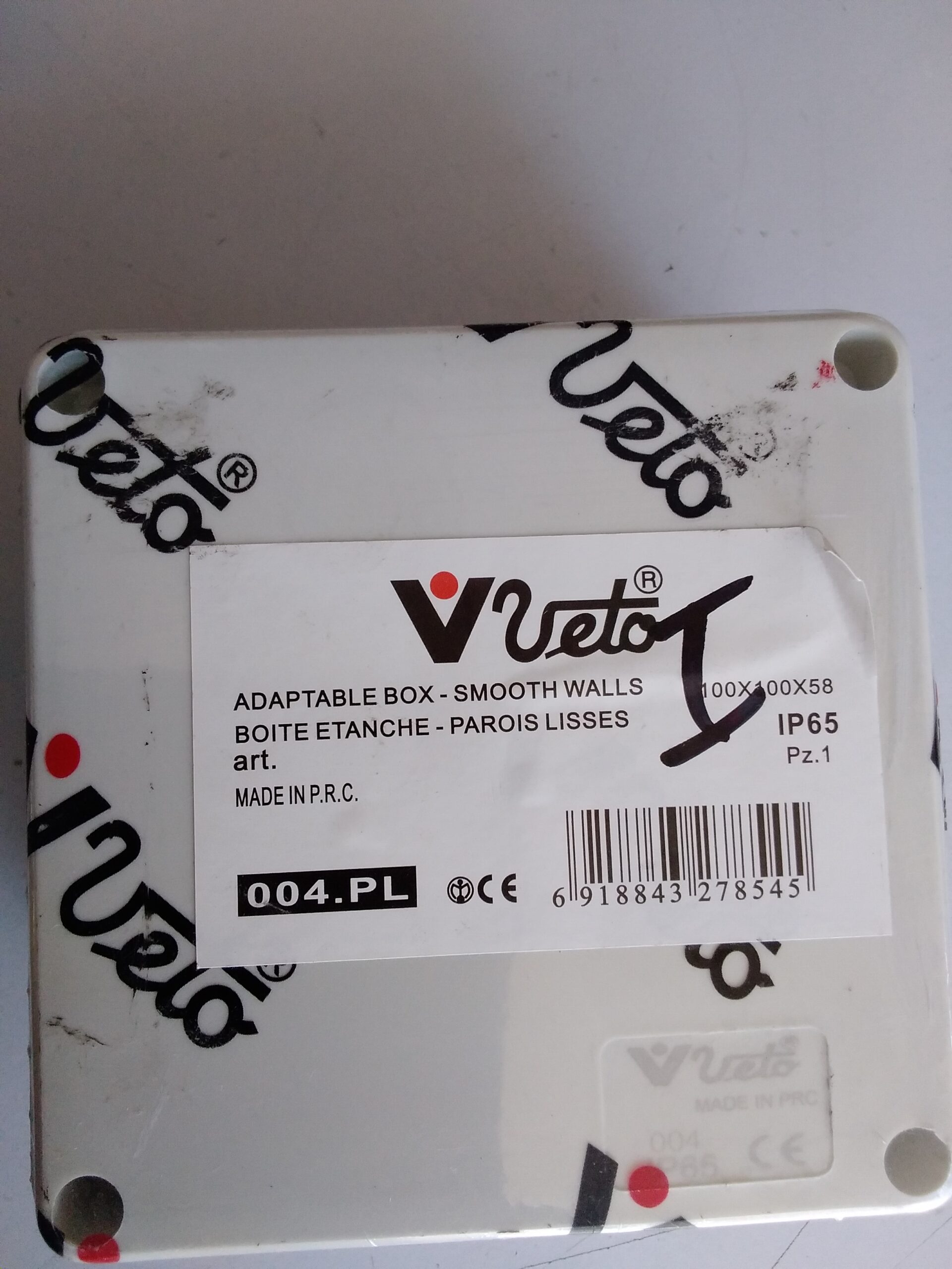 VETO PVC BOX WATERPROOF