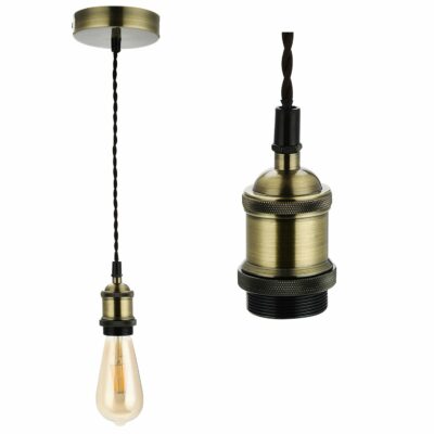 LAMP HOLDER PVC E-27 STRIGHT HANGING ADMORE NV671-(1001397)