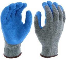 HAND GLOVES BLUE -GREAY