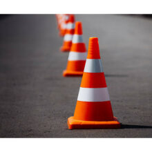 Road Traffic Cone,  (Safety Cone, Traffic Safety Cone, Road Safety Cone with Reflective Strips Collar)