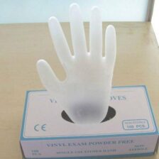 SURGICAL GLOVES { VINLY}
