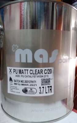 MAS PAINTS PU MATT CLEAR C/20 FOR SALE