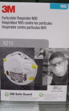 3M 8210 N95 DISPOSABLE SAFETY MASK FOR SALE