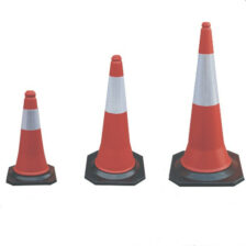 TRAFFIC CONES WITH ONE REFLECTIVES 75 CM