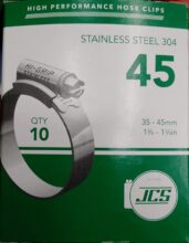 JCS STAINLESS STEEL HOSE CLIP FOR SALE