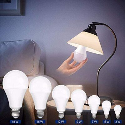 LED LAMP E27 WHITE 9W ESNCO ES-QP09-(1001511)