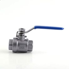 CP Handle Ball Valves Full Port Ball Valve 2 Way Rotary Lever Stainless Steel