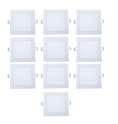LED PANNEL LIGHT 12W WHITE PHIKE 10X10″ SQUIRE-(1001550)