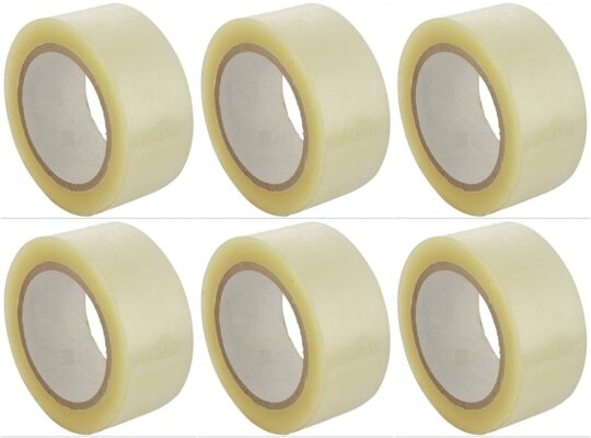 TRANSPARENT PACKING TAPE 25MM X 50 MTR