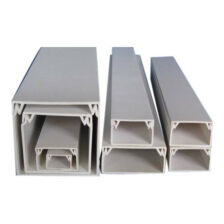PANEL  TRUNKING 60X60 WITH COVER PVC  2MTR GIFFEX-(1001840)