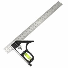Angel Tool Stainless Steel 300mm Adjustable Engineers Combination Square Rule 90 degree Angle Ruler Tool