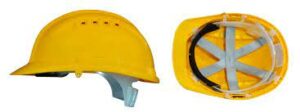SAFETY HELMET WITH PINLOCK SUSPENSION-Yellow