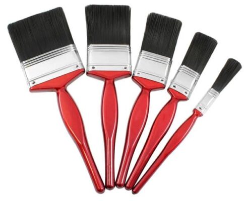 Paint Brush (All Sizes)-Paint Brush Multicolour Set of 4 (100 MM+ 75 MM +50MM+25MM), Wall Paint Brushes 1 Inch 2 Inch 3 Inch 4 Inch Combo Set All in one Paint Brush for All General Purpose