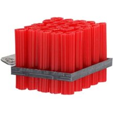 1″ 6 MM Red Expandet Fischer Plug Nylon Column Expansion Screw Anchor Plug Wall Plugs, Drywall Fischer Plugs
