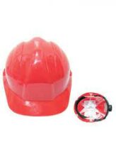SAFETY HELMET WITH RATCHET SUSPENSION-Red