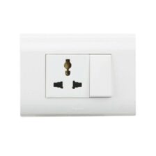 OUTLET WITH SWITCH 20AMP WHITE LEGRAND-(1001772)