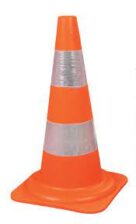 TRAFFIC CONE WITH TWO REFLECTIVES 50 CM