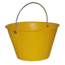 PVC Bucket / PVC Construction, Unbreakable Bucket / PVC Cement Yellow Bucket