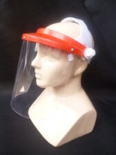 FACE SHIELD WITH RATCHET HEAD GEAR