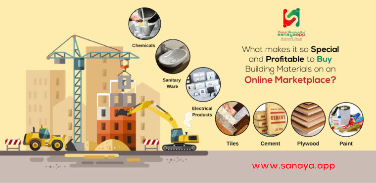 What makes it so special and profitable to buy building materials on an online marketplace?