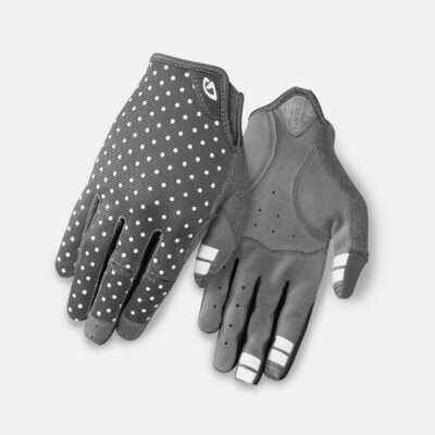 Dotted & Leather Gloves