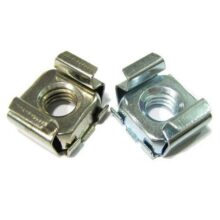 Cage Nut|M4 Cage Nut, Carbon Steel Nickel Plated for Server Shelf Cabinet