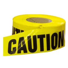 Caution Tapes,Yellow and Black Caution Tape 3 inch Wide, 1000 feet. Printed Barricade Tape 3 mil, Barrier Warning Tapes. Bright Yellow Tape with Bold Black Text. Maximum Visibility.