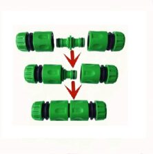 GARDEN HOSE ADAPTER MALE QUICK CONNECT DOUBLE