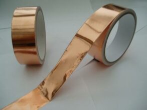 Copper Foil Adhesive Tape for Stained Glass, EMI Shielding, Copper Tape