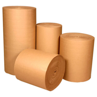 Corrugated Roll,Brown packing Corrugated roll, Cardboard roll 15M X 25 Inch 150 GSM