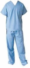 Pant&shirt coverall (blue color)