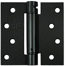 SINGLE ACTION HINGES BLACK SS 6″