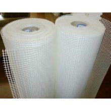 WATER PROOF  FIBER MESH WHITE COLOR-Fibre Mesh With Glass Coated For Water Proofing 1 Meter X 50 Meter Roll With 45 Gsm Thickness