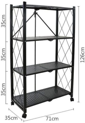 4 levels steel shelf