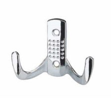 COAT HOOK DOUBLE DOTTED-HZ80647 CP